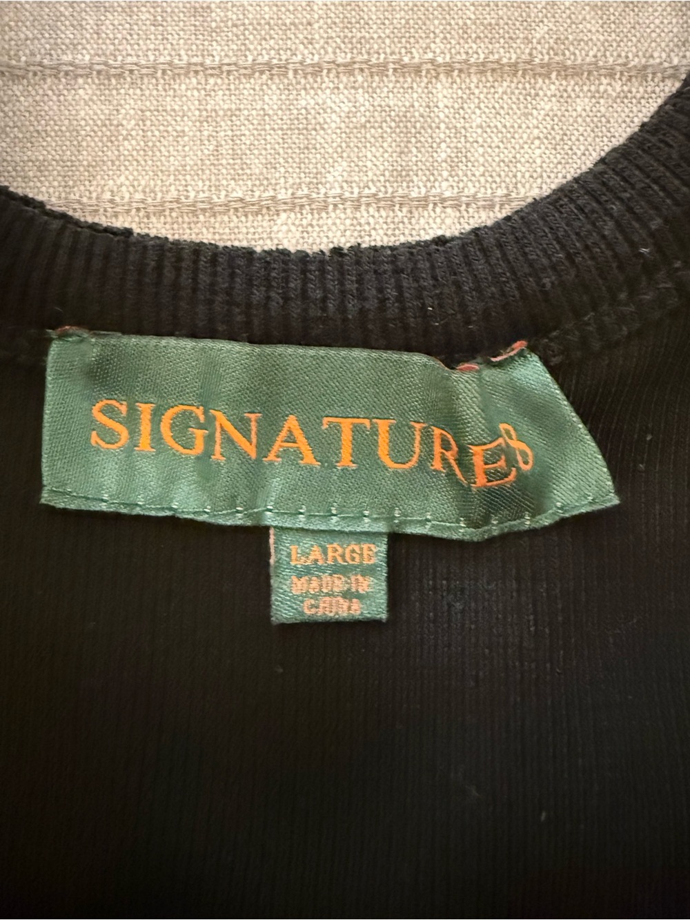 Signature Black Ribbed Tank Mini Dress - Picture 2 of 2